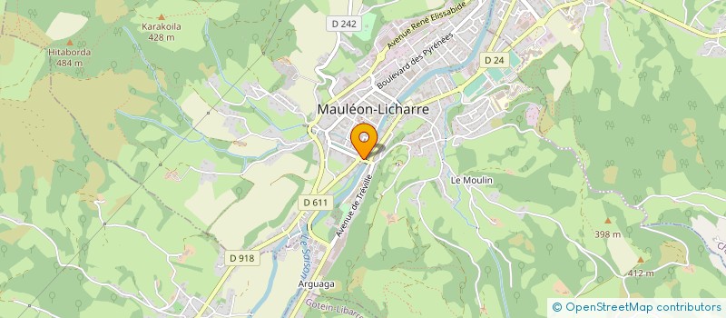 localisation de l'entreprise OFFICE MUNICIPAL DES SPORTS à MAULEON-LICHARRE