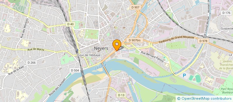 localisation de l'entreprise OFFICE MUNICIPAL DES SPORTS à NEVERS