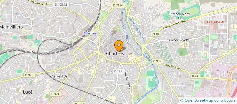 localisation de l'entreprise OFFICE MUNICIPAL DES SPORTS à CHARTRES