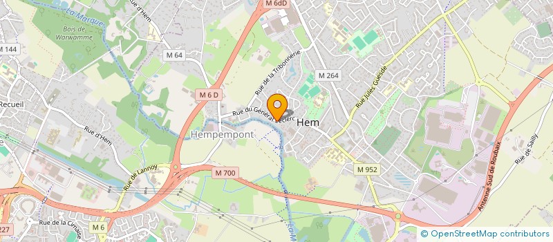 localisation de l'entreprise OFFICE MUNICIPAL DES SPORTS à HEM