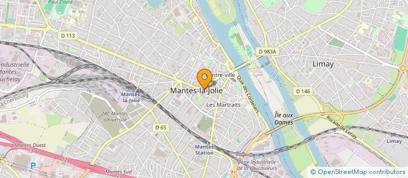 localisation de l'entreprise OFFICE MUNICIPAL DES SPORTS à MANTES-LA-JOLIE