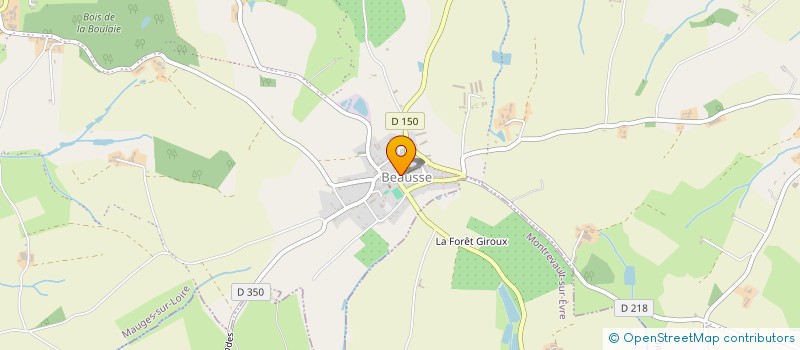 localisation de l'entreprise OFFICE MUNICIPAL DES SPORTS à MAUGES-SUR-LOIRE