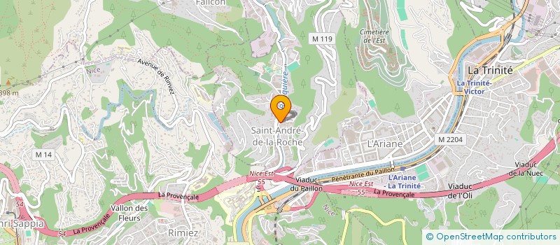 localisation de l'entreprise OFFICE MUNICIPAL DES SPORTS  SAINT-ANDRE-DE-LA-ROCHE