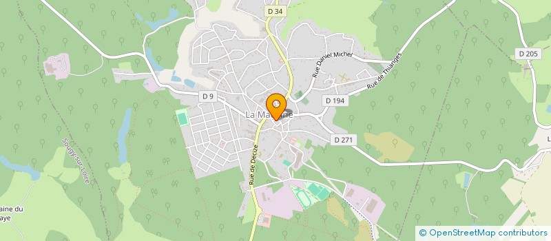 localisation de l'entreprise OFFICE MUNICIPAL DES SPORTS à LA MACHINE