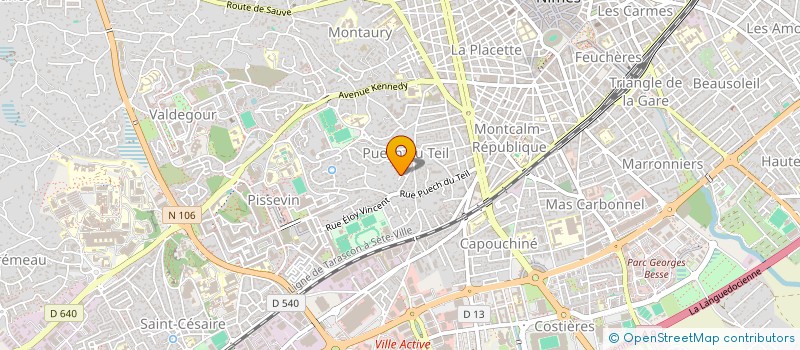 localisation de l'entreprise OFFICE MUNICIPAL DES SPORTS  NIMES