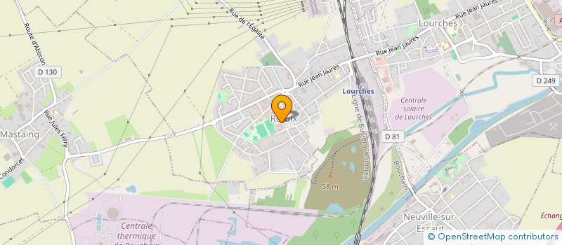 localisation de l'entreprise OFFICE MUNICIPAL DES SPORTS à RŒULX
