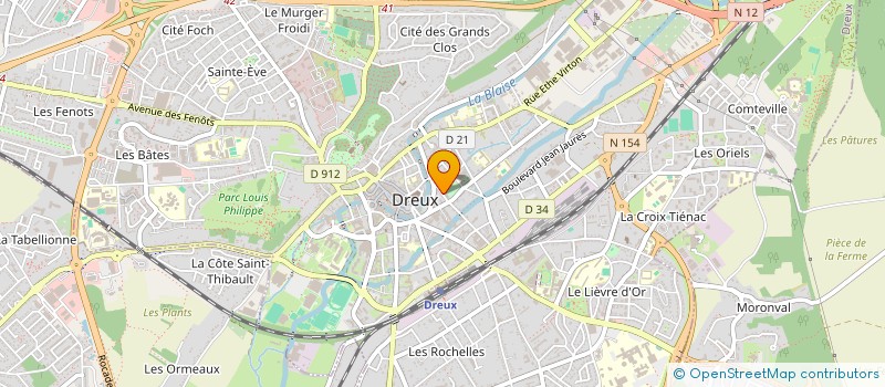 localisation de l'entreprise OFFICE MUNICIPAL DES SPORTS à DREUX