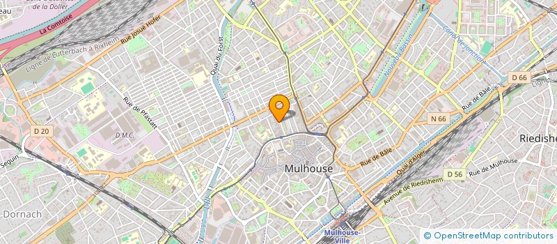 localisation de l'entreprise OFFICE MUNICIPAL DES SPORTS  MULHOUSE
