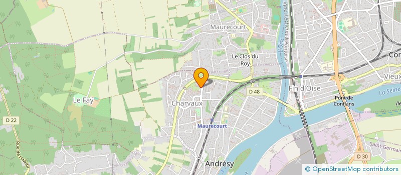 localisation de l'entreprise OFFICE MUNICIPAL DES SPORTS D'ANDRESY (OMS)  ANDRESY