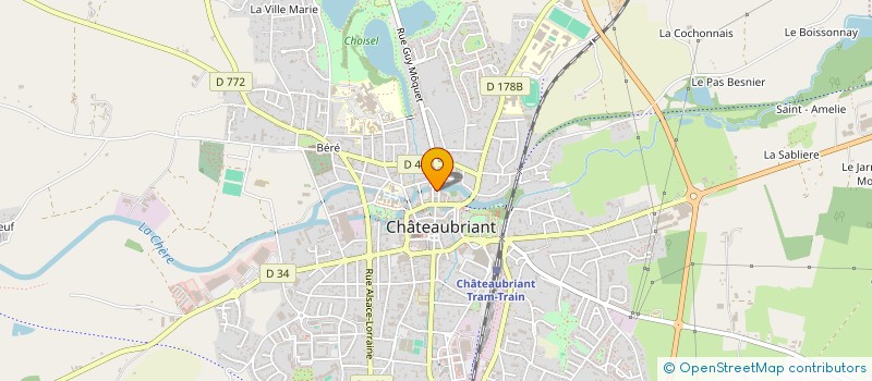 localisation de l'entreprise OFFICE MUNICIPAL DES SPORTS DE CHATEAUBRIANT  CHATEAUBRIANT