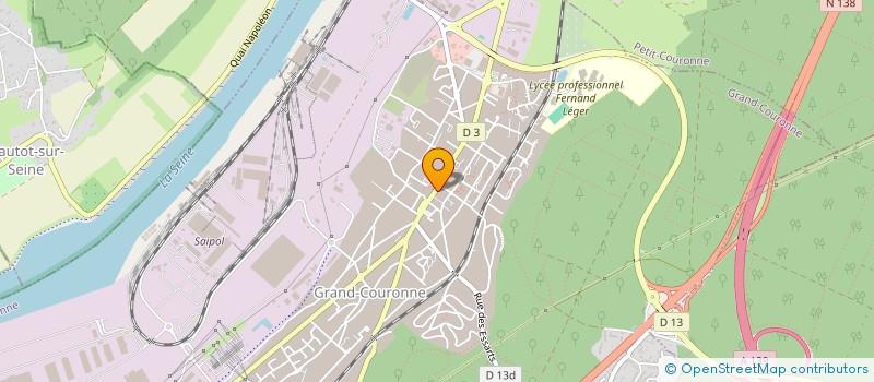 localisation de l'entreprise OFFICE MUNICIPAL DES SPORTS DE GRAND COURONNE  GRAND-COURONNE