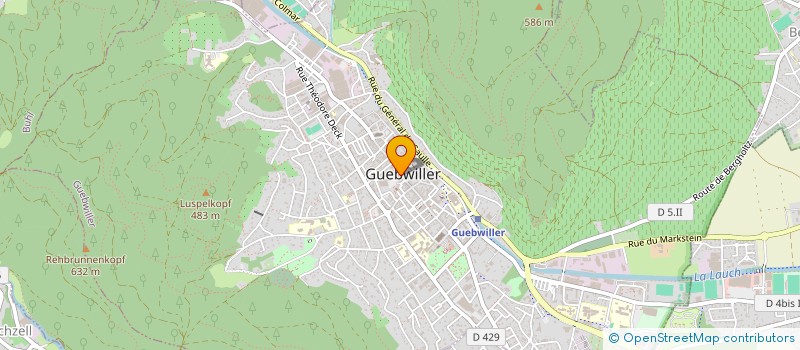 localisation de l'entreprise OFFICE MUNICIPAL DES SPORTS DE GUEBWILLER  GUEBWILLER