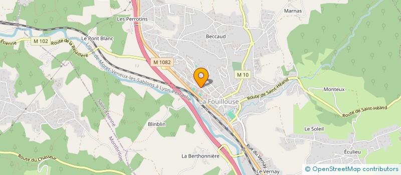 localisation de l'entreprise OFFICE MUNICIPAL DES SPORTS DE LA FOUILLOUSE  LA FOUILLOUSE