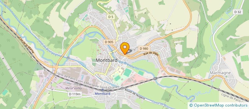localisation de l'entreprise OFFICE MUNICIPAL DES SPORTS DE MONTBARD à MONTBARD