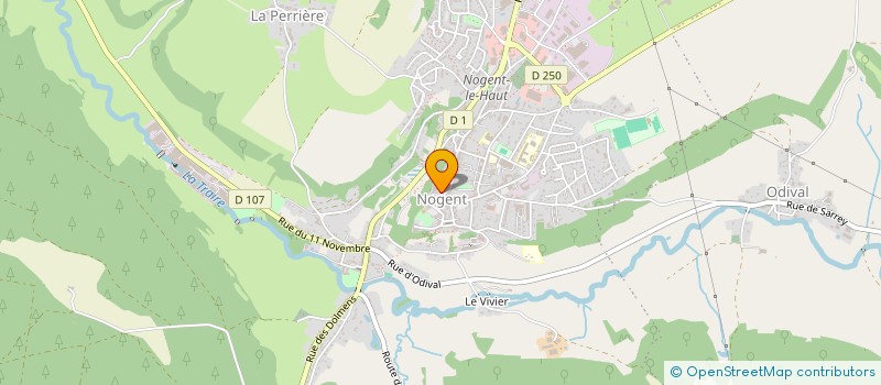 localisation de l'entreprise OFFICE MUNICIPAL DES SPORTS DE NOGENT à NOGENT