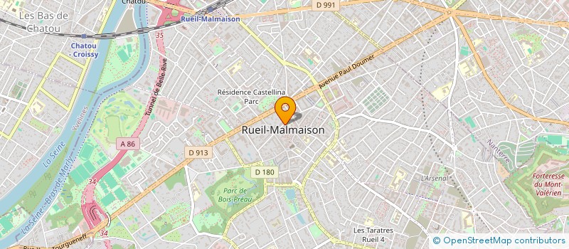 localisation de l'entreprise OFFICE MUNICIPAL DES SPORTS DE RUEIL MALMAISON à RUEIL-MALMAISON