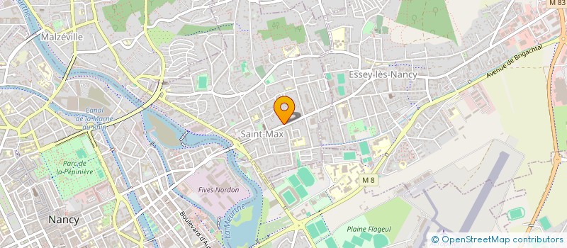 localisation de l'entreprise OFFICE MUNICIPAL DES SPORTS DE SAINT MAX  SAINT-MAX