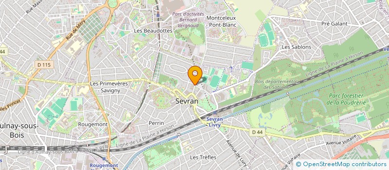 localisation de l'entreprise OFFICE MUNICIPAL DES SPORTS DE SEVRAN à SEVRAN