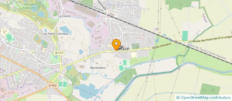 localisation de l'entreprise OFFICE MUNICIPAL DES SPORTS DE TRELAZE  TRELAZE