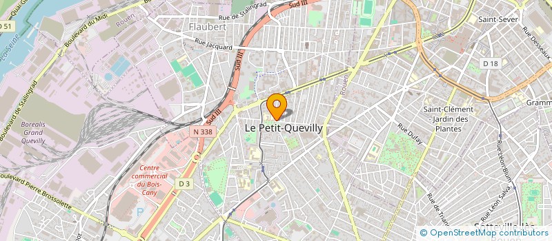 localisation de l'entreprise OFFICE MUNICIPAL DES SPORTS DU PETIT QUEVILLY  LE PETIT-QUEVILLY