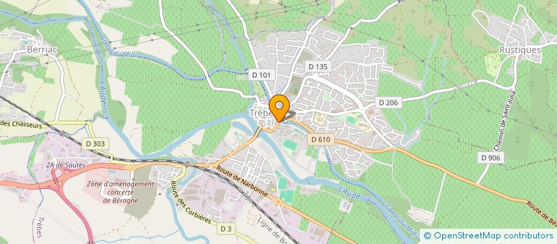 localisation de l'entreprise OFFICE MUNICIPAL DES SPORTS ET LOISIRS  TREBES