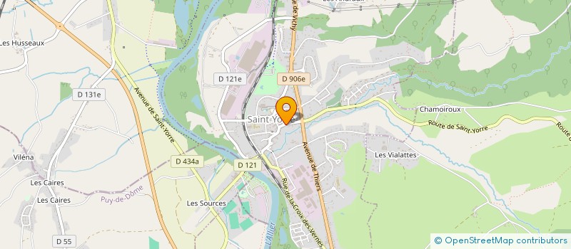 localisation de l'entreprise OFFICE MUNICIPAL DES SPORTS ET LOISIRS à SAINT-YORRE