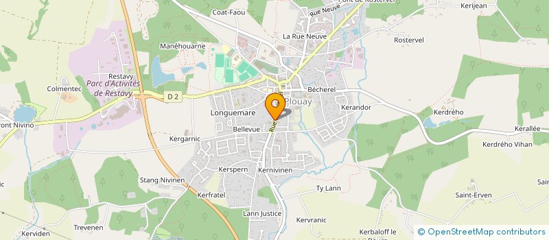 localisation de l'entreprise OFFICE MUNICIPAL DES SPORTS ET LOISIRS à PLOUAY