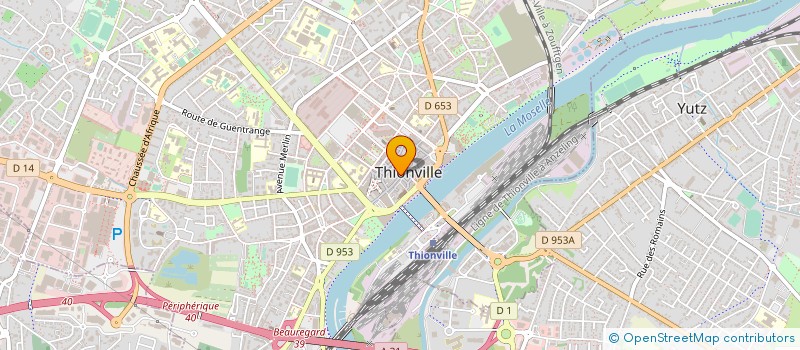 localisation de l'entreprise OFFICE MUNICIPAL DES SPORTS THIONVILLE  THIONVILLE