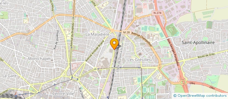 localisation de l'entreprise OFFICE MUNICIPAL DU SPORT DE DIJON  DIJON