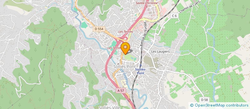 localisation de l'entreprise OFFICE MUNICIPAL DU SPORT ET DES ASSOCIATIONS DE SOLLIES PONT  SOLLIES-PONT