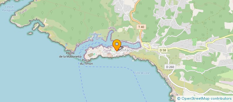 localisation de l'entreprise OFFICE MUNICIPAL DU TOURISME BONIFACIO  BONIFACIO
