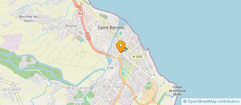 localisation de l'entreprise OFFICE MUNICIPAL EDUCATION POPULAIRE  SAINT-BENOIT