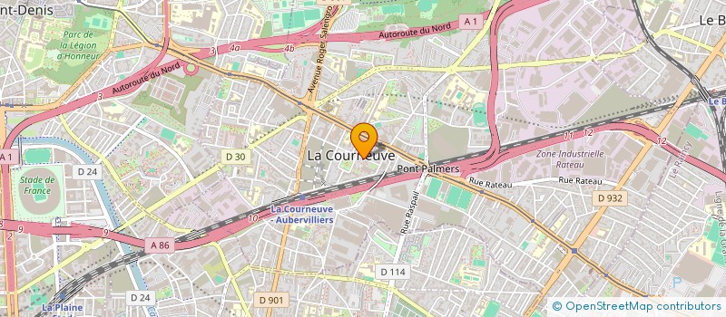 localisation de l'entreprise OFFICE MUNICIPAL ENFANCE à LA COURNEUVE