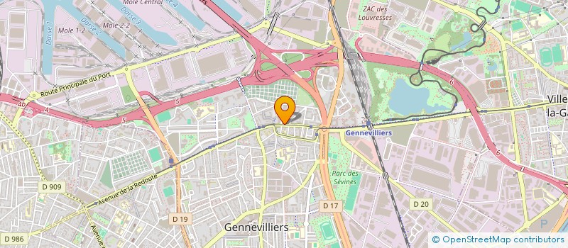 localisation de l'entreprise OFFICE MUNICIPAL LOISIRS GENNEVILLIERS à GENNEVILLIERS