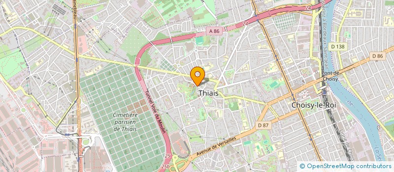 localisation de l'entreprise OFFICE MUNICIPAL SPORT THIAIS à THIAIS