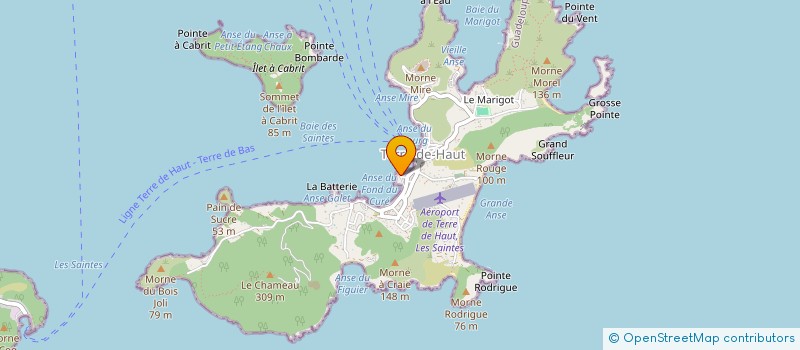 localisation de l'entreprise OFFICE MUNICIPAL SPORTS ET CULTURE à TERRE-DE-HAUT