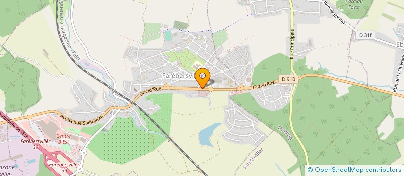 localisation de l'entreprise OFFICE MUNICIPAL SPORTS FAREBERSVILLER  FAREBERSVILLER