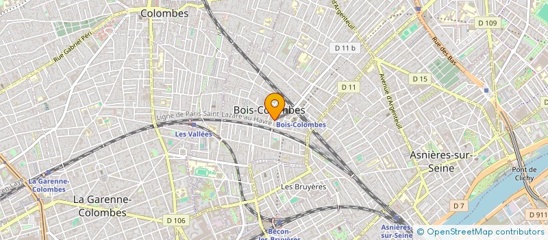 localisation de l'entreprise OFFICE MUNICIPAL SPORTS JEUNESSE CULTURE à BOIS-COLOMBES