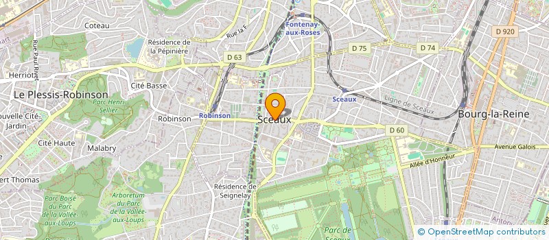 localisation de l'entreprise OFFICE MUNICIPAL SPORTS SCEAUX à SCEAUX