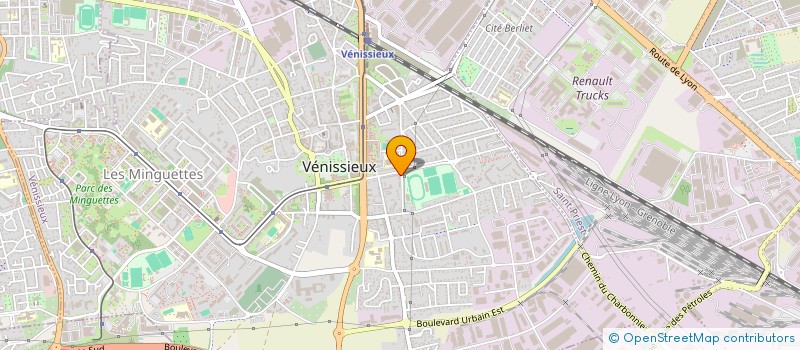 localisation de l'entreprise OFFICE MUNICIPAL SPORTS VENISS à VENISSIEUX