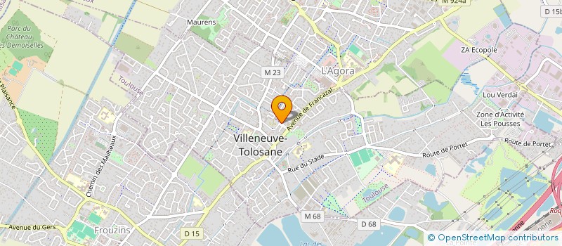 localisation de l'entreprise OFFICE MUNICIPAL SPORTS VILLEUVE TOLOSAN à VILLENEUVE-TOLOSANE