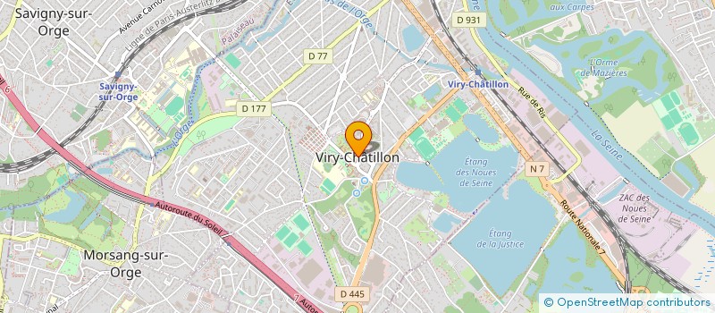 localisation de l'entreprise OFFICE MUNICIPAL SPORTS VIRY CHATILLON à VIRY CHATILLON