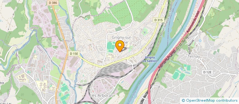 localisation de l'entreprise OFFICE MUNICIPALDES SPORTS à GRIGNY