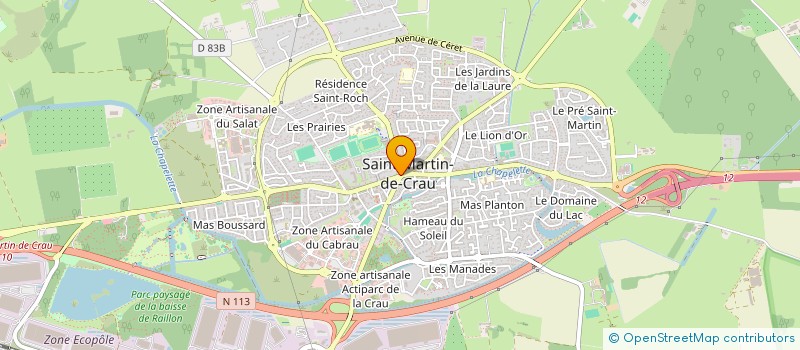 localisation de l'entreprise OFFICE MUNICIPALE DES SPORTS à SAINT-MARTIN-DE-CRAU
