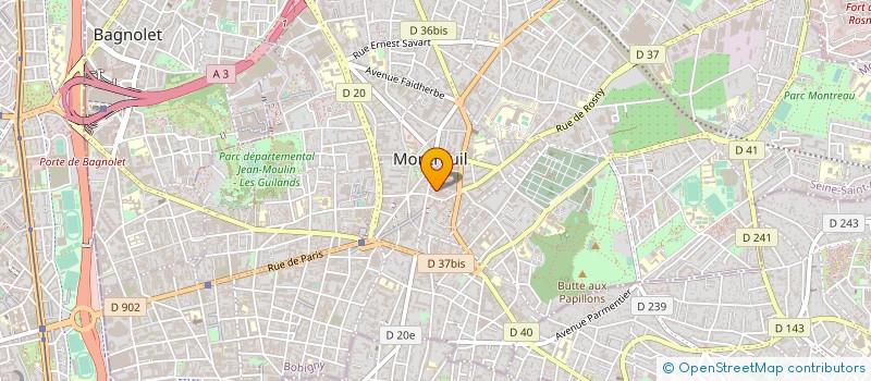 localisation de l'entreprise OFFICE NATIONAL D'INDEMNISATION DES ACCIDENTS MEDICAUX DES AFFECTIONS IATROGENES ET DES INFECTIONS NOSOCOMIALES à MONTREUIL