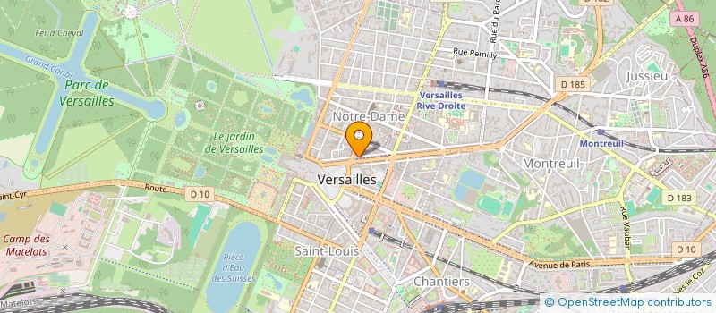localisation de l'entreprise OFFICE NATIONAL DE LA RENOVATION URBAINE à VERSAILLES