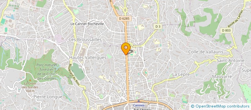 localisation de l'entreprise OFFICE NATIONAL DE RECOMMANDATION D'ENTREPRISES à CANNES