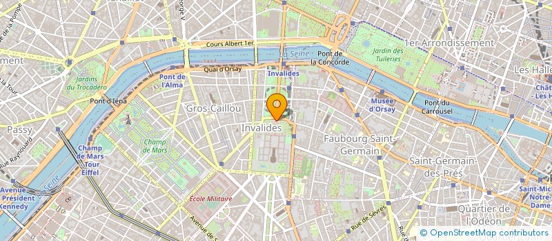 localisation de l'entreprise OFFICE NATIONAL DES COMBATTANTS ET DES VICTIMES DE GUERRE à PARIS