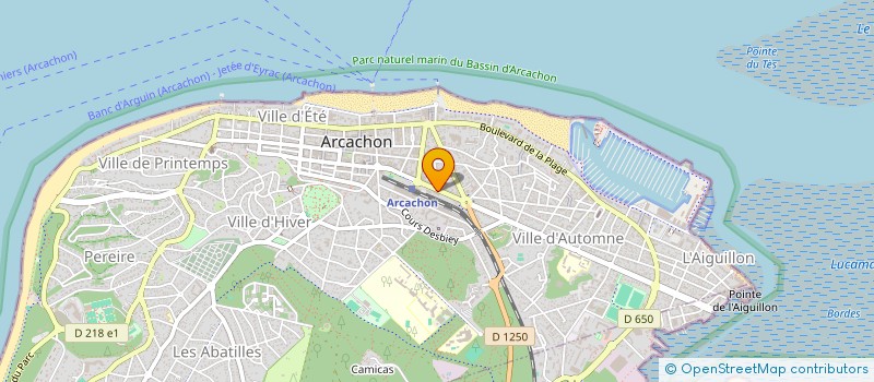 localisation de l'entreprise OFFICE NOTARIAL B'A à ARCACHON