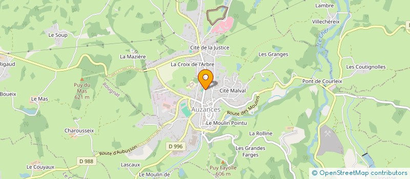 localisation de l'entreprise OFFICE NOTARIAL D'AUZANCES à AUZANCES
